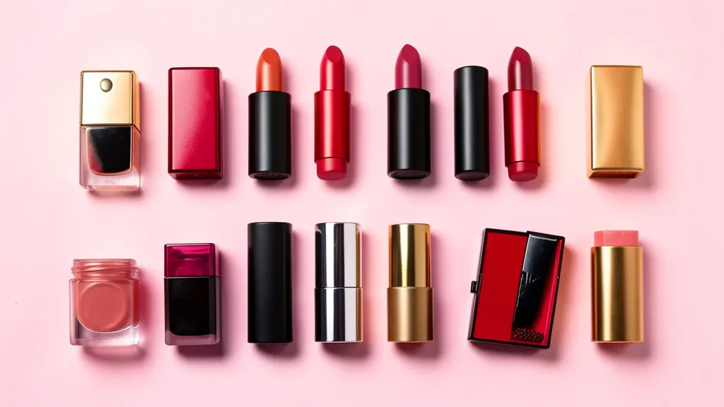 Signature red lipstick