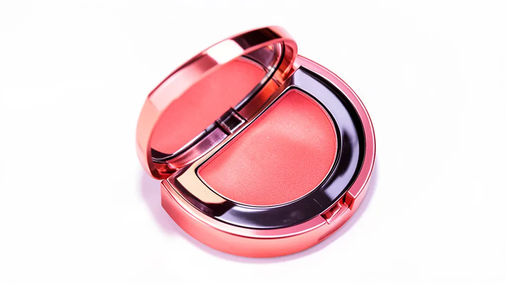 Woman applying cream